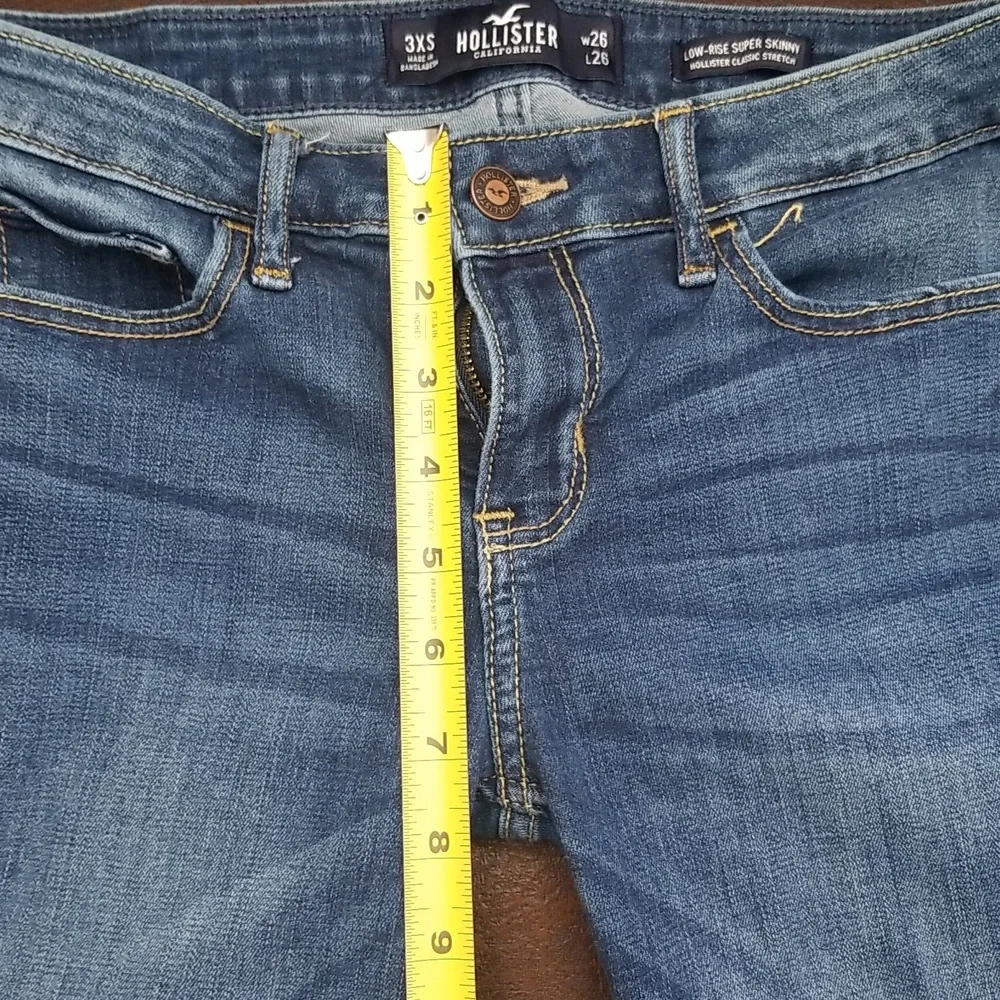 #S - Hollister Low-rise Super Skinny Jeans Sz 3XS - Picture 4 of 8